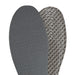 Soft latex shoe insoles with shock absorption for universal footwear