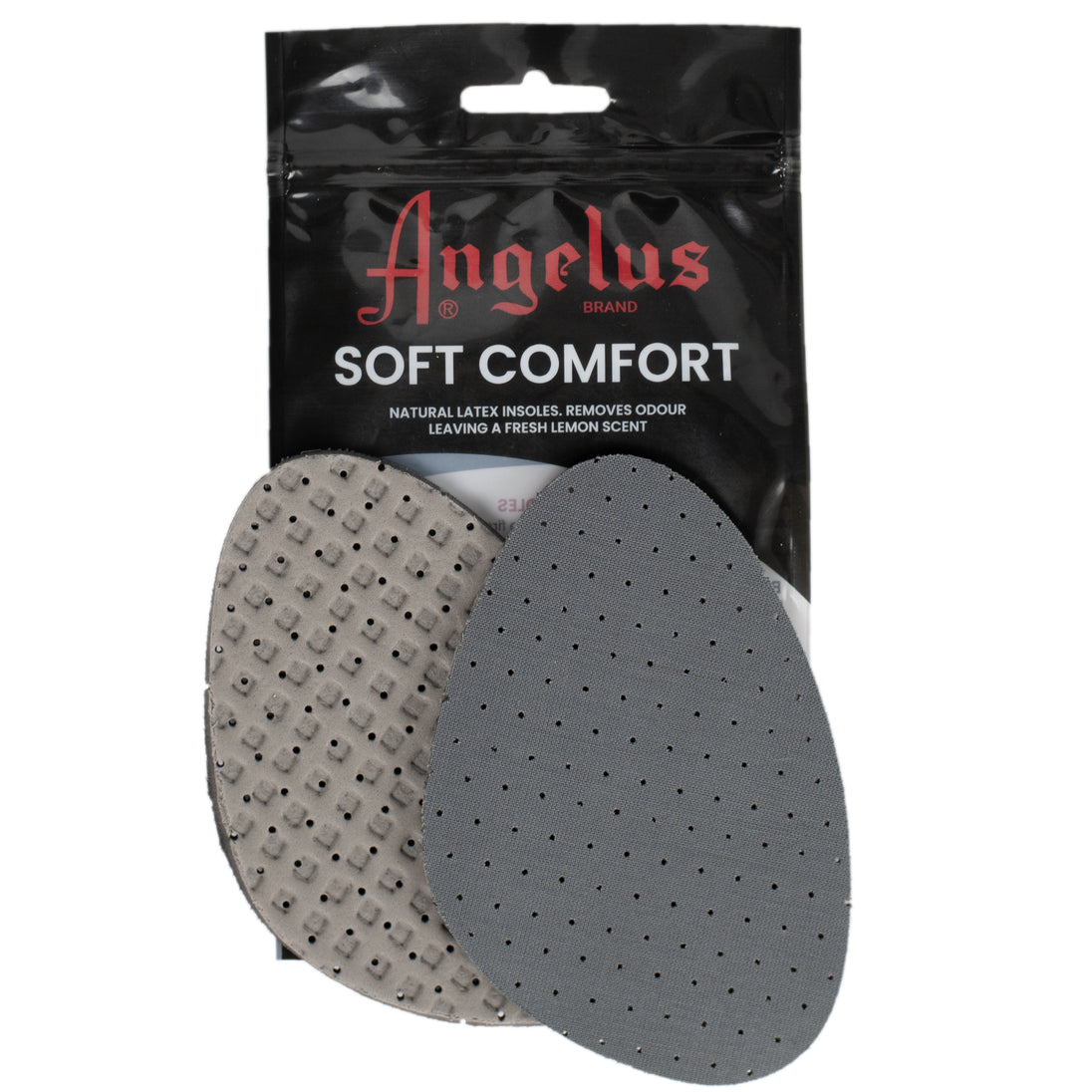 Latex half insoles providing shock absorption where needed most