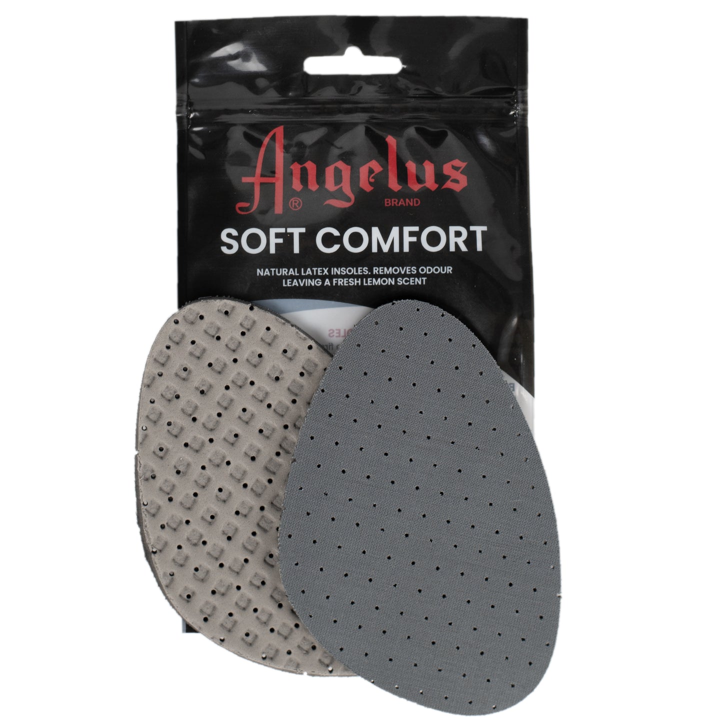 Latex half insoles providing shock absorption where needed most