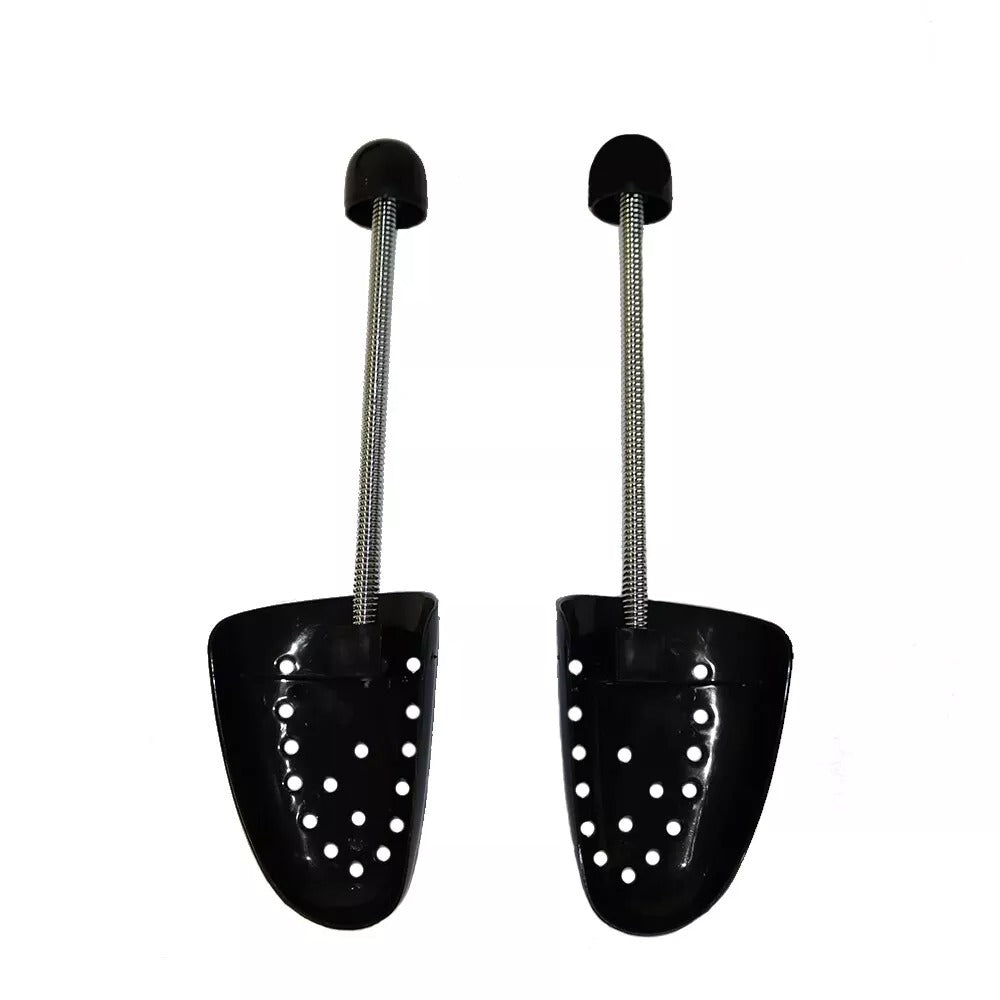 mens specific BIRCH shoe trees feature spring mechanism that ensures constant gentle pressure for crease reduction