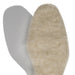 Comfortable cushioning in Angelus women's Wool Fleecy Insoles reduces foot fatigue during extended cold weather wear
